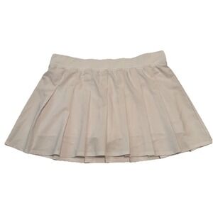 Kyodan Active Skort Size M Golf Tennis White Pleated Mini Polyblend Athleisure